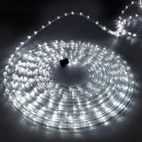 NNEDSZ Jollys 50M Christmas Rope Lights 1200 LED Cold White