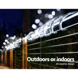 NNEDSZ Jollys 50M Christmas Rope Lights 1200 LED Cold White