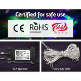 NNEDSZ Jollys 100M Christmas String Lights 500LED Multi Colour