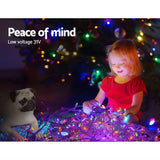 NNEDSZ Jollys 100M Christmas String Lights 500LED Multi Colour
