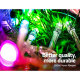 NNEDSZ Jollys 50M Christmas String Lights 500LED Multi Colour