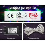 NNEDSZ Jollys 50M Christmas String Lights 500LED Multi Colour