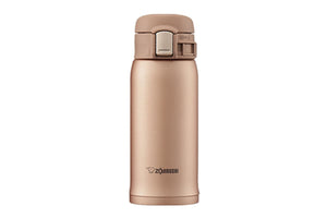 NNEKG One touch Open Stainless Steel Vacuum Insulated Bottle 360ml (Matte Gold)