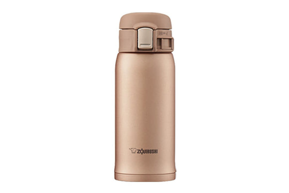 NNEKG One touch Open Stainless Steel Vacuum Insulated Bottle 360ml (Matte Gold)
