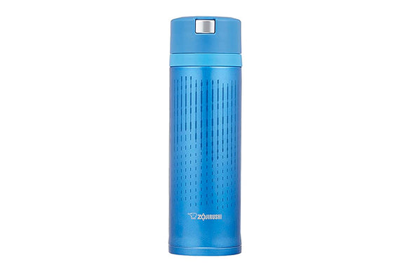 NNEKG Quick Open Vacuum Insulated Stainless Steel Mug 480ml (Water Blue)