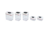 NNEKG Zyliss Twist & Seal 5 Piece Container Set