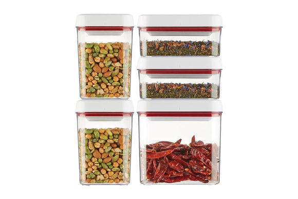 NNEKG Zyliss Twist & Seal 5 Piece Container Set