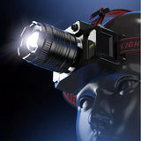 NNETM LED Sensor Headlight - Waterproof Rechargeable Head-mounted Flashlight