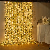 NNETM 5m Artificial Leaf Flower Fairy String Lights