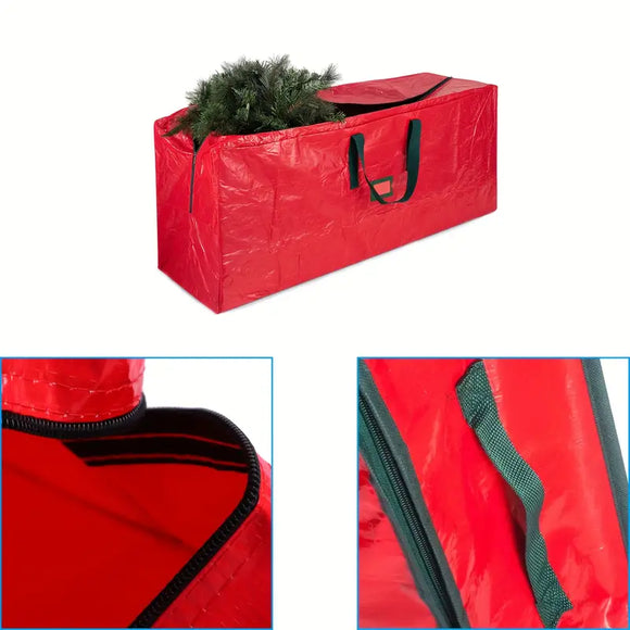 NNETM Supreme Storage: Deluxe Christmas Tree Bag with Reinforced Handles & Dual Zippers