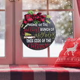 NNETM Festive 3D Christmas Door Sign