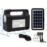 NNETM Portable Solar Searchlight: Outdoor Camping LED Light with Energy Storage