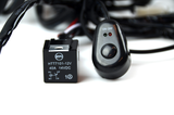 NNEDSZ 2way Universal Driving light Wiring Loom Harness 12V 24V 40A Relay Switch