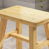 NNETM Handmade Bamboo Stool - DIY Home Small Stool with Traditional Style