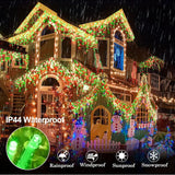 NNETM Christmas Solar String Lights - Multi-Colored, 8 Modes, Waterproof Fairy Lights