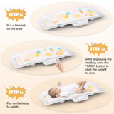 NNECW Digital Baby Scale with Tare & Hold Function