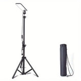 NNETM Black Matte Portable Outdoor Camping Lamp with USB Charging