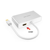 NNEDSZ 3-in-1 Mini DisplayPort to HDMI&VGA&DVI converter - white (10438)