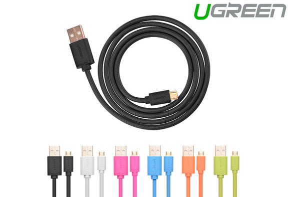 NNEDSZ Micro USB Male cable Gold-Plated - White 2M (10850)SB Male to U