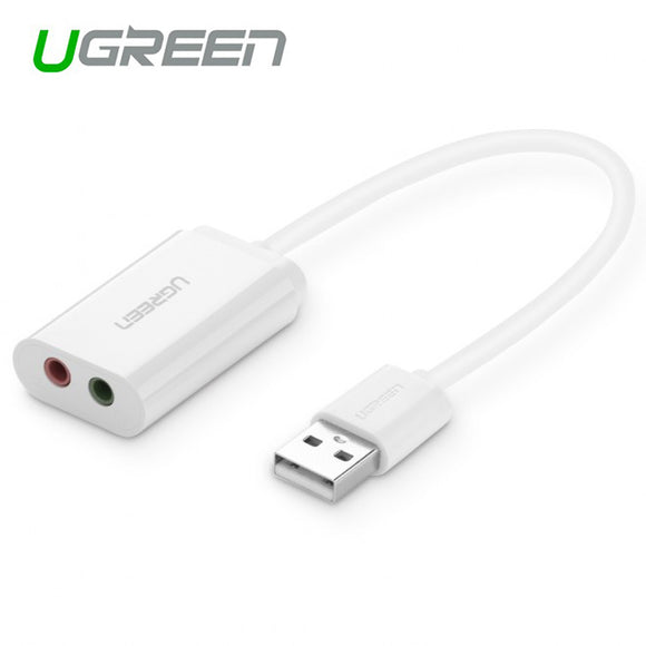 NNEDSZ USB 2.0 External 3.5mm Sound Card Adapter (30143)