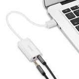 NNEDSZ USB 2.0 External 3.5mm Sound Card Adapter (30143)
