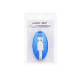 NNEDSZ USB to Micro USB Key Chain Cable - Blue (30309)