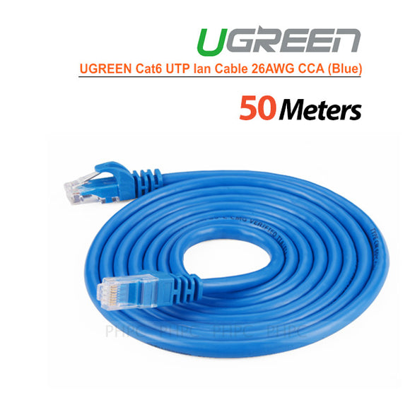 NNEDSZ Cat6 UTP lan cable blue color 26AWG CCA 50M (11226)