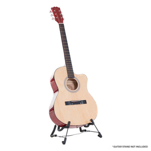 NNEDPE Karrera Acoustic Cutaway 40in Guitar - Natural