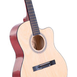 NNEDPE Karrera Acoustic Cutaway 40in Guitar - Natural