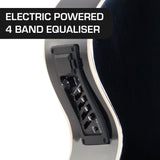 NNEDPE Karrera 43in Acoustic Bass Guitar - Black