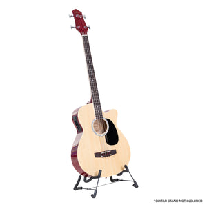 NNEDPE Acoustic Bass Guitar Karrera 43in with electric pickup - Natural