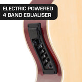 NNEDPE Acoustic Bass Guitar Karrera 43in with electric pickup - Natural
