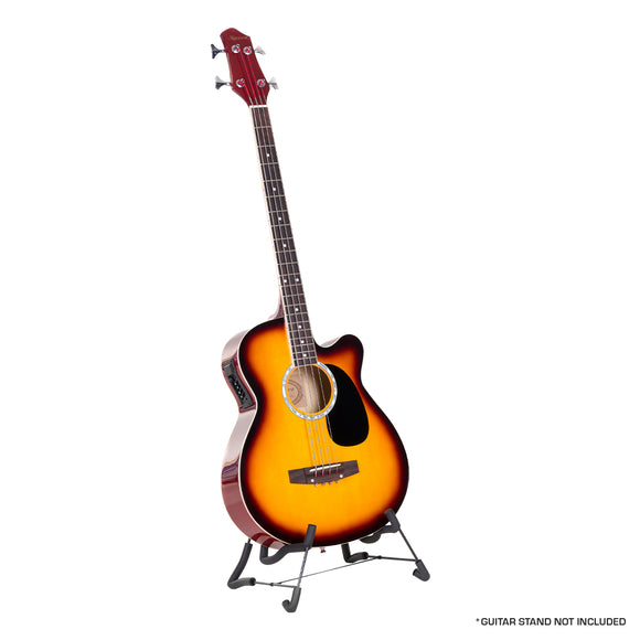 NNEDPE Karrera 43in Acoustic Bass Guitar Sunburst