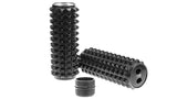 NNEDPE Powertrain 64cm Acupressure Grid Foam Massage Roller - Black