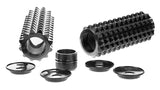 NNEDPE Powertrain 64cm Acupressure Grid Foam Massage Roller - Black