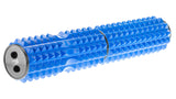 NNEDPE Powertrain 66cm Acupressure Grid Foam Massage Roller - Blue