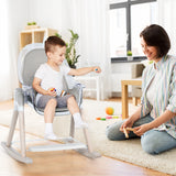 NNECW 3-in-1 Convertible Baby Highchair with Adjustable Height