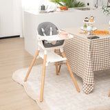 NNECW 6-in-1 Convertible Baby Highchair with Dishwasher Safe Tray