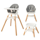 NNECW 6-in-1 Convertible Baby Highchair with Dishwasher Safe Tray