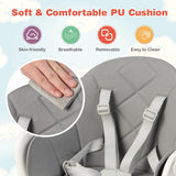 NNECW 6-in-1 Convertible Baby Highchair with Dishwasher Safe Tray