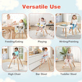 NNECW 6-in-1 Convertible Baby Highchair with Dishwasher Safe Tray