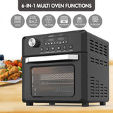 NNEDPE Pronti 18L 1500W Electric Air Fryer Multi Cooker Oven Black