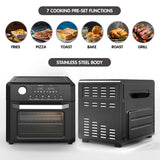 NNEDPE Pronti 18L 1500W Electric Air Fryer Multi Cooker Oven Black