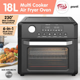 NNEDPE Pronti 18L 1500W Electric Air Fryer Multi Cooker Oven Black