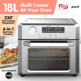 NNEDPE Pronti 18L 1500W Electric Air Fryer Multi Cooker Oven Silver