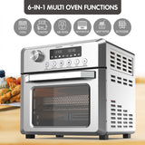 NNEDPE Pronti 18L 1500W Electric Air Fryer Multi Cooker Oven Silver