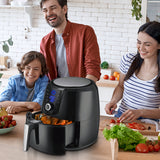 NNEDPE Pronti 7.2L 1800W Air Fryer Cooker Kitchen Oven Black