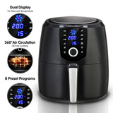 NNEDPE Pronti 7.2L 1800W Air Fryer Cooker Kitchen Oven Black