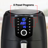 NNEDPE Pronti 7.2L 1800W Air Fryer Cooker Kitchen Oven Black