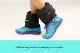 NNEDPE 2x 5kg Adjustable Ankle Exercise Running Weights